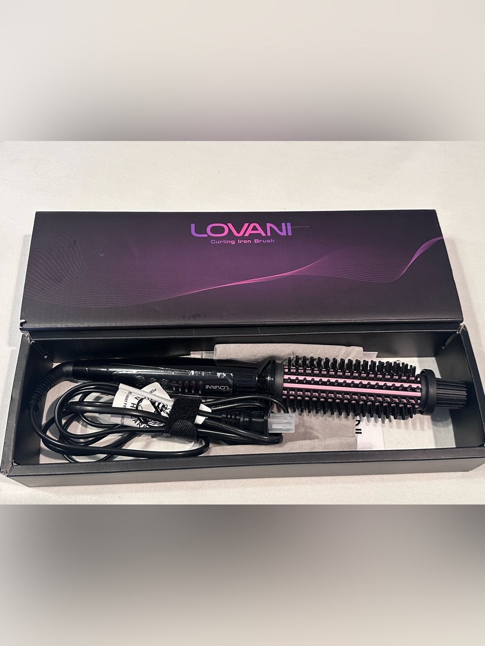 Lovani Curling Iron Brush, 1 inch